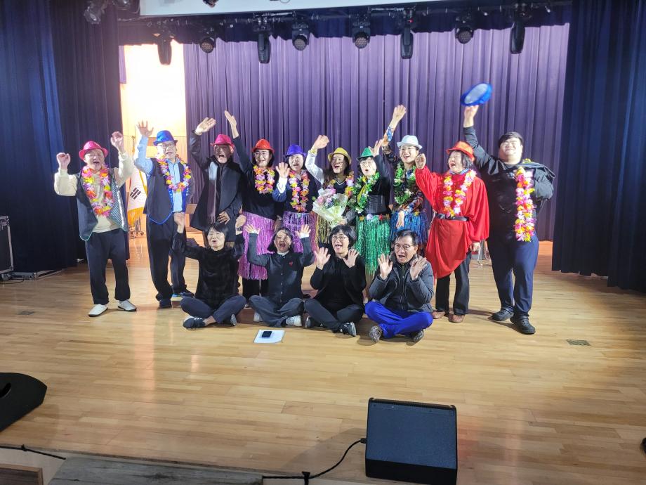 공연후 단체 사진