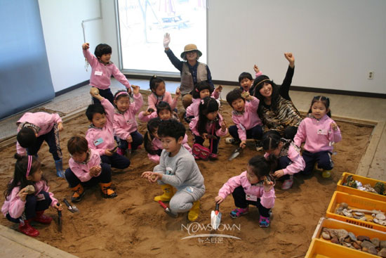 공주 석장리박물관, '병아리 선사교실' 운영 이미지