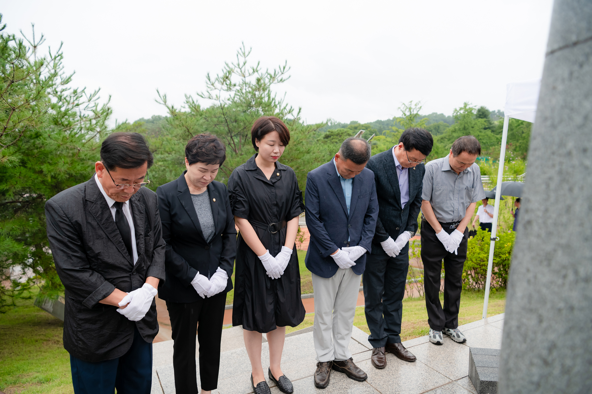 2019년8월15일 독립유공자기념비 참배 이미지